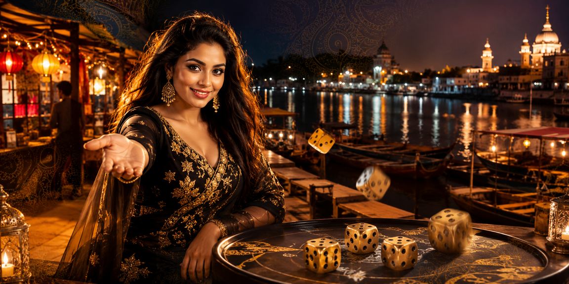 ময়মনসিংহের নাইট মার্কেটে ডাইস গেম উপভোগ করছেন একদল তরুণ